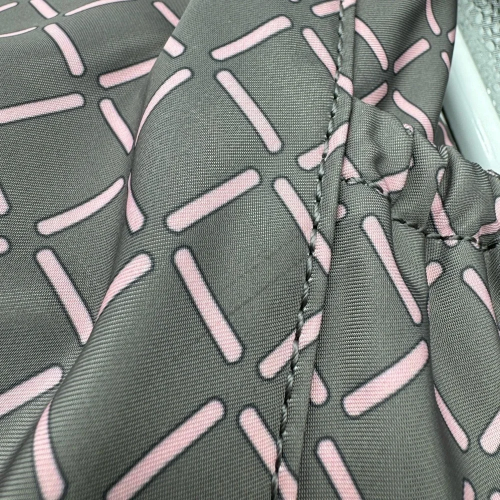 NWT MILLY Luxe Baby Diaper Bag in‎ Grey and Pink